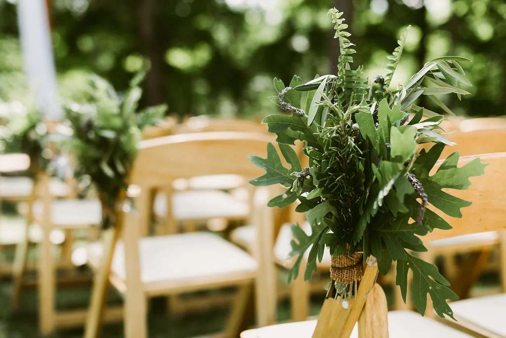  Meadow Ridge Farm Wedding ceremony decorations 