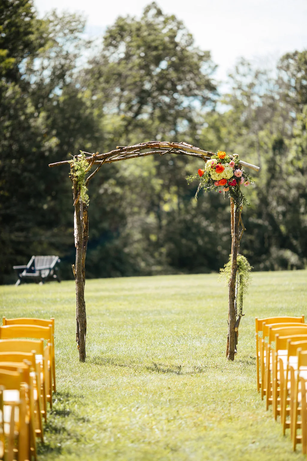  Happy Days Lodge wedding arch 